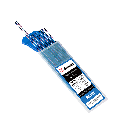 2% Lanthanated (Blue, WL20/EWLa-2) Tungsten Electrode 10-pk