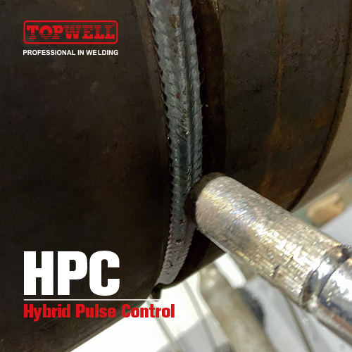 HPC—Hybrid Pulse Control Otimizado para soldagem em todas as posições