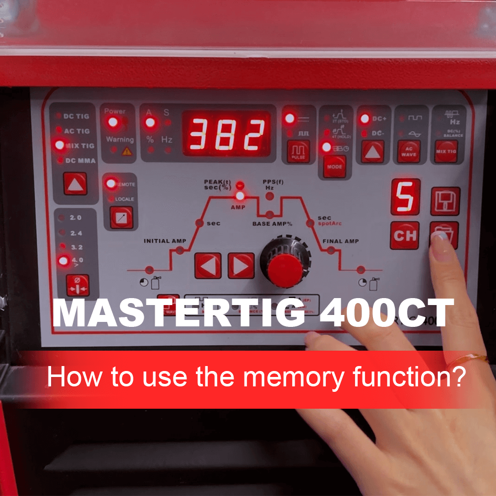 MASTERTIG 400CT | ¿Cómo utilizar la función de memoria?