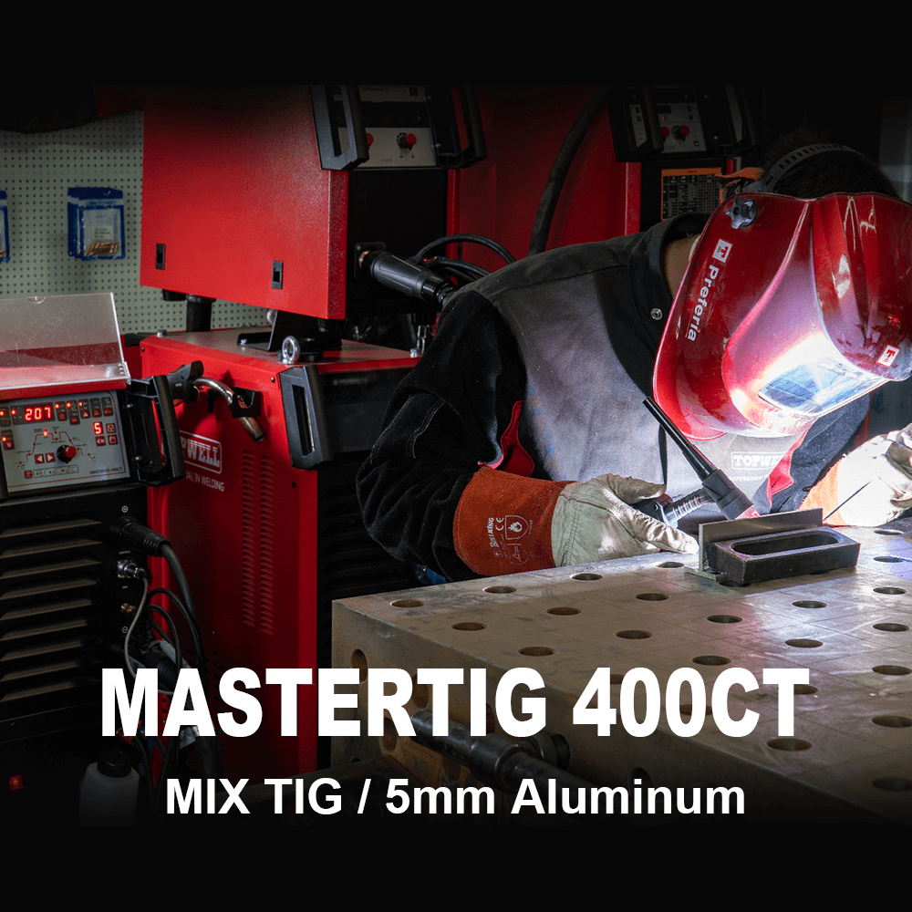 What can we get by using MIX TIG of MASTERTIG 400CT?