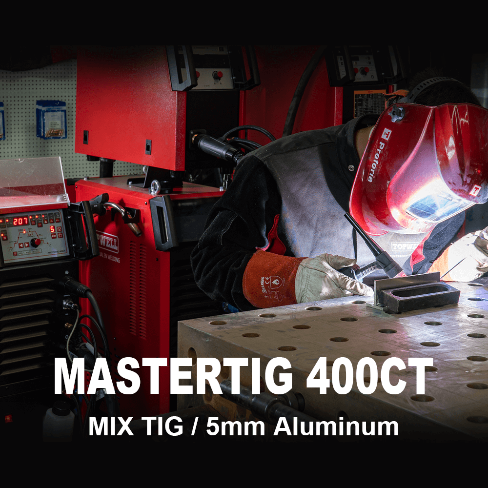 O que podemos obter usando o MIX TIG do MASTERTIG 400CT?