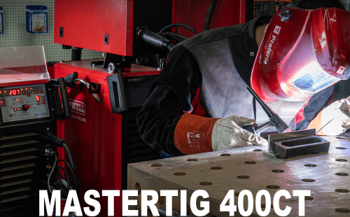 What can we get by using MIX TIG of MASTERTIG 400CT?