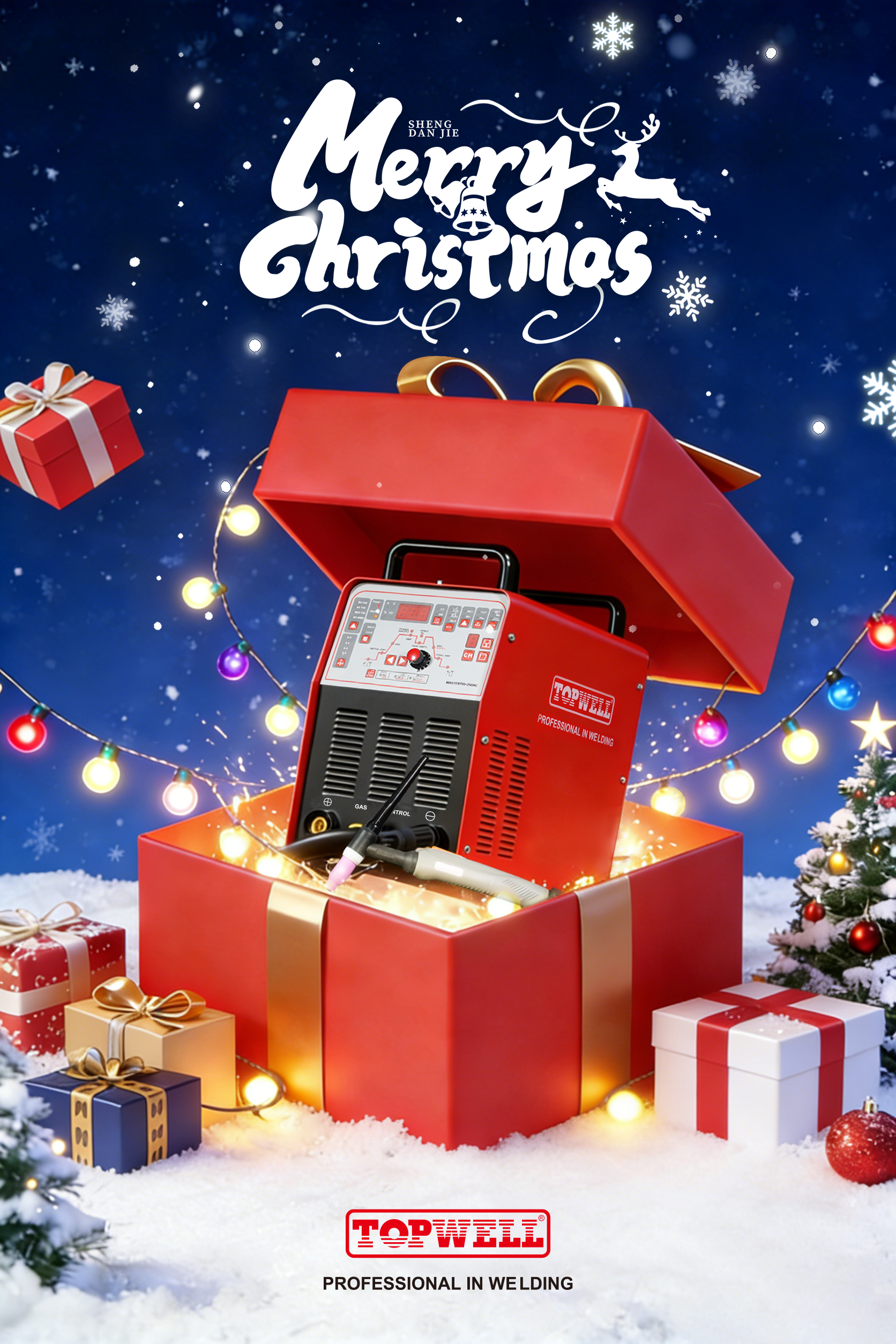 TOPWELL: Weld Your Projects, Warm Your Christmas