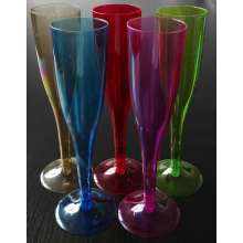 New products - color clear 5oz champagne glasses