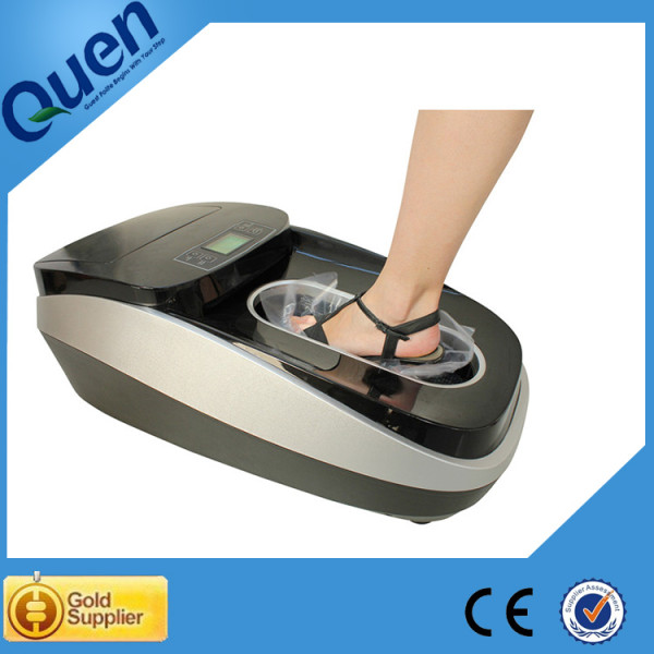 Automatic disposable shoe cover dispenser for real estate