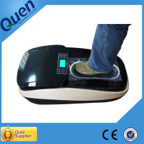 Automatic disposable plastic shoe cover making machine for medical use