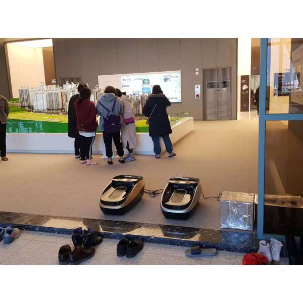 Quen Automatic Shoe Cover Dispenser can be used for apartment model house