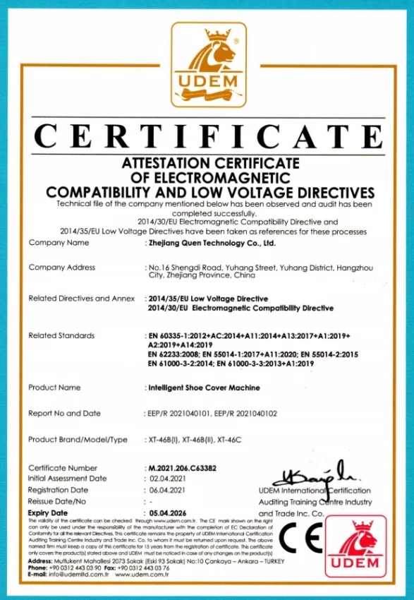 CE certificate