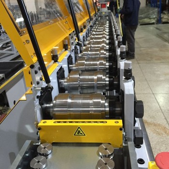 Shutter Slat With Small Windows Roll Forming Machine