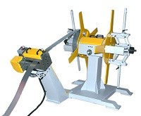 Positive decoiler with hydraulic/Pneumatic/Manual tension
