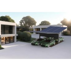 简约双C型-免基础光伏车棚