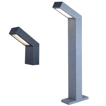 Hot sale Lawn lamp | Thick aluminum pole light WD-C409 | Cree Bridgelux LED module 6w 9w | 70mm×190mm×635mm | AC90~240V | Suitable for gardens parks pathways | Resistant to corrosion acid alkali