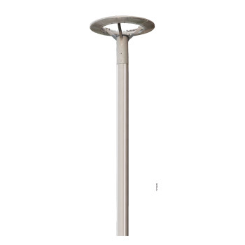 3.2-meter-high landscape light | Aluminum  round lamp head | PC diffuser | Pole top light WD-T019 | IP55 | Resistant to corrosion acid alkali |  for gardens parks pathways | retail and wholesale