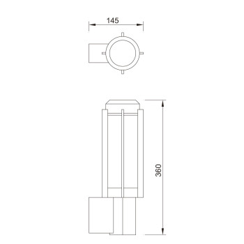 Wall lamp WD-B194  | High-quality aluminum | Modern design | Led module | CFL | PMMA diffuser