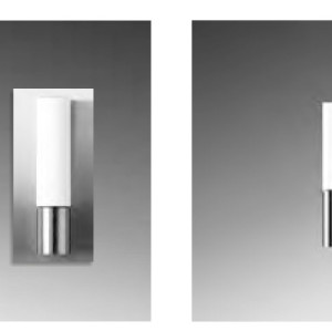 Stainless steel wall lamp | Custom outdoor lamp  WD-B197 | Wall mouted light | Cree Bridgelux Led module 6W 9W | CFL 7 to 16W | OEM | D140mm*H430mm | for Porch and Hallway | Diffuser material customizable