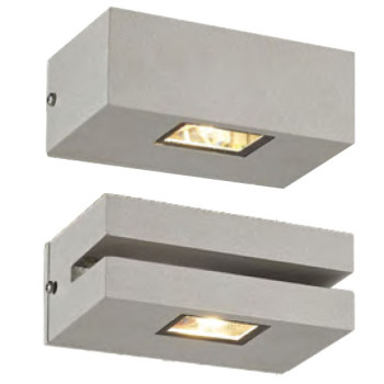 Customized wall lamp | outdoor wall mounted lights WD-B225 | square-shape one Double side | Aluminum rectangle-shape | LED 3W 6W 9W COB LED 5W | 320mm×150mm×H150mm | modern concise style | IP65