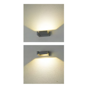 Wall mouted lamp | Outdoor wall light WD-B225-B | MOQ | rectangle-shape | up-down direction adjustable