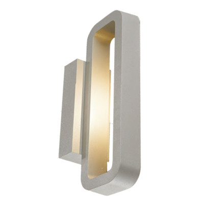 Wall lamp  modern design customized  LED  9W/12W/18W rectangle-ring shape up down wall mouted light  aluminum IP65 WD-B232