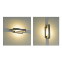 Wall lamp WD-B232 | modern design light | LED | rectangle ring shape | high-quality aluminum | IP65