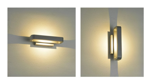 壁灯现代设计定制 LED 9W/12W/18W 矩形环形上下壁挂灯铝 IP65 WD-B232