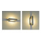 Wall lamp  modern design customized  LED  9W/12W/18W rectangle-ring shape up down wall mouted light  aluminum IP65 WD-B232