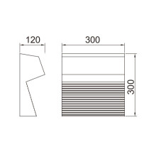 Wall lamp WD-B283&WD-B284 | Customized irregular-shape | LED | CRL E27 | Aluminum | Stainless steel