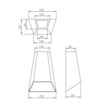 Wall lamp WD-B285 | Wall sconce | Aluminum round head | LED | Concise modern style | IP65