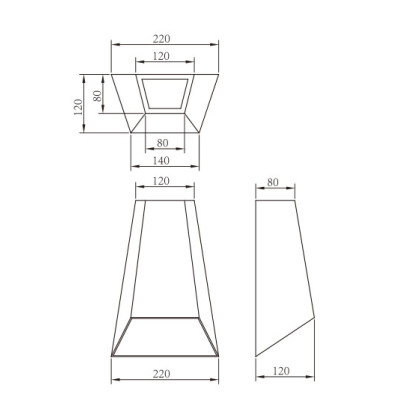 Wall lamp WD-B285 | Wall sconce | Aluminum round head | LED | Concise modern style | IP65