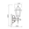 Wall lamp ourdoor wall light wall sconce E27 CFL16W~13W LED Ball lamp retro vintage european style WD-B181