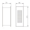 Wall lamp customized rectangle/triangle wall corner lamp WD-Q110