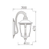 TFB Vintage Wall lamp custom non-standard outdoor retro wall mounted light CREE Bridgelux LED ball lamp E27 CFL E27 European style for Home Gate Doorway Porch Hallway aluminum press glass diffuser WD-B062