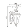 TFB Vintage Wall lamp custom non-standard outdoor retro wall mounted light CREE Bridgelux LED ball lamp European style for Home Gate Doorway Porch Hallway aluminum press glass diffuser WD-B063