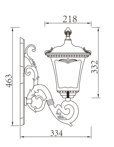 TFB Wall light wall luminaire custom non-standard outdoor wall mounted light LED ball lamp E27 CFL E27 European classical style Sconce for balcony corridor Lighting aluminum/stainless steel IP65 explosion-proof glass WD-B228