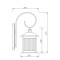 TFB Wall light wall luminaire custom non-standard outdoor wall mounted light LED ball lamp E27 CFL E27 European classical style Sconce for Home Gate Doorway Porch Hallway Lighting aluminum/stainless steel PMMA/PC/tempered glass WD-B207