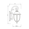TFB Wall light custom non-standard outdoor wall mounted light wall luminaire LED ball lamps E27 CFL E27  european classical style aluminum/stainless steel PMMA/tempered glass diffuser WD-B331