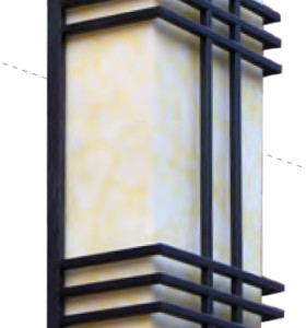 vintage wall light custom non-standard outdoor decoration wall mounted light wall luminaires CREE Bridgelux SMD LED T5 classical style aluminum/stainless steel PMMA/scagliola diffuser long shape WD-B035