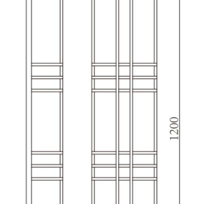Aluminum wall light | Vintage custom wall lamp WD-B035 | SMD LED T5 | Stainless steel | PMMA |  IP55