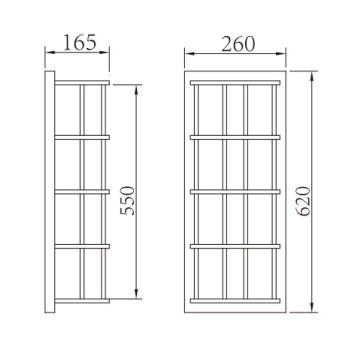 Wall light WD-B028 | Aluminum custom wall light | SMD LED T5 | PMMA | scagliola diffuser | IP55