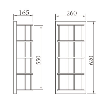 Wall light WD-B028 | Aluminum custom wall light | SMD LED T5 | PMMA | scagliola diffuser | IP55