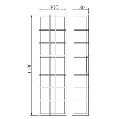 vintage wall light | decoration wall lamp WD-B036 | LED | T5 | classical style | scagliola diffuser