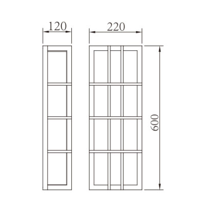 Wall light WD-B029 | Aluminum decoration wall lamp | SMD LED T5 | PMMA diffuser | long shape | IP55