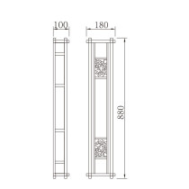 Wall light WD-B07 | Aluminum wall luminaires | LED | Classical style | high-grade scagliola | IP55
