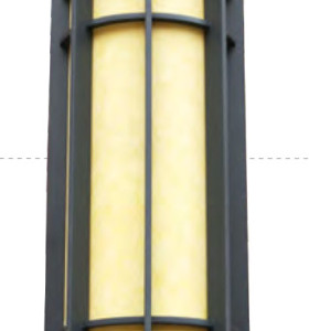 vintage wall light  custom non-standard outdoor decoration wall mounted light CREE Bridgelux SMD LED T5 european style  aluminum/stainless steel PMMA/scagliola diffuser long  cylinder-shaped WD-B005