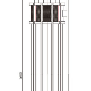 Wall lamp WD-B010 | European style light | aluminum | stainless steel | SMD | PMMA diffuser | IP55