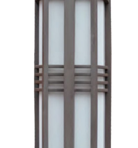 Custom wall lamp | non-standard outdoor decoration lamp | Wall mounted light WD-B261 | CREE Bridgelux SMD LED T5 | European style cylinder-shaped | PMMA or scagliola diffuser | W320mm×H1050mm