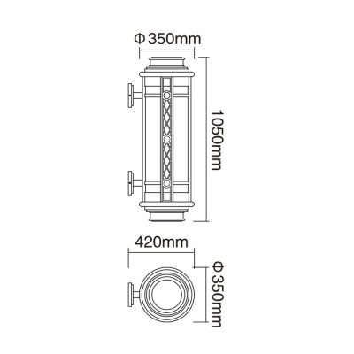 outdoor wall lamp WD-B001 | decoration european style | SMD LED | High quality aluminum