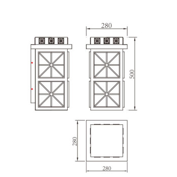 Wall lamp WD-B018 | Aluminum wall Mount Lamp | high-grade scagliola diffuser | SMD LED classical