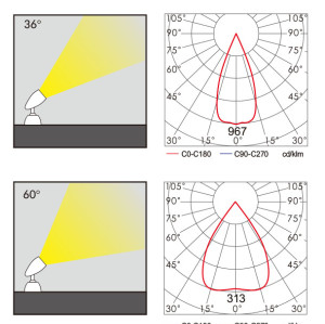 Spot light WD-S505 | High-quality aluminum | fashional design | COB LED | LED Module | IP65