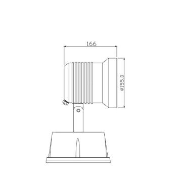 Spot light WD-S014 | High quality aluminum | COB | LED module | tempered glass diffuser | IP65