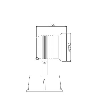 Spot light WD-S014 | High quality aluminum | COB | LED module | tempered glass diffuser | IP65